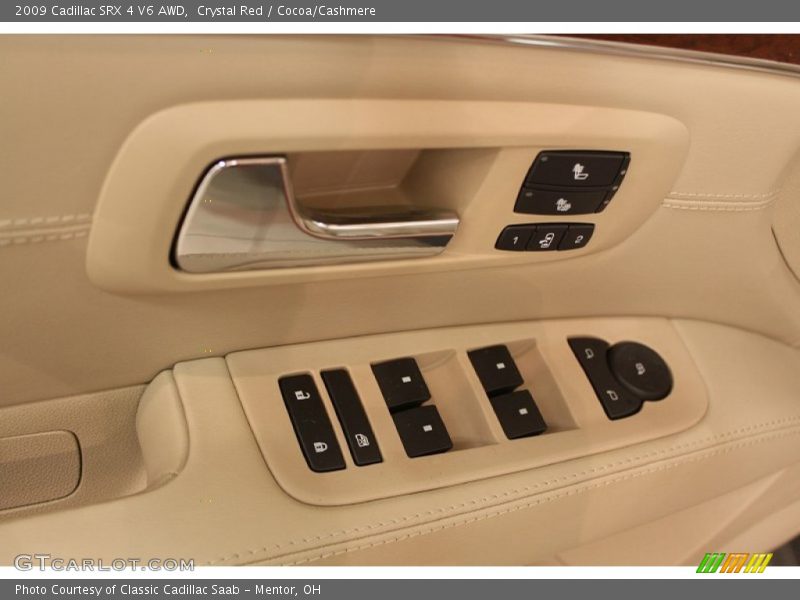 Crystal Red / Cocoa/Cashmere 2009 Cadillac SRX 4 V6 AWD