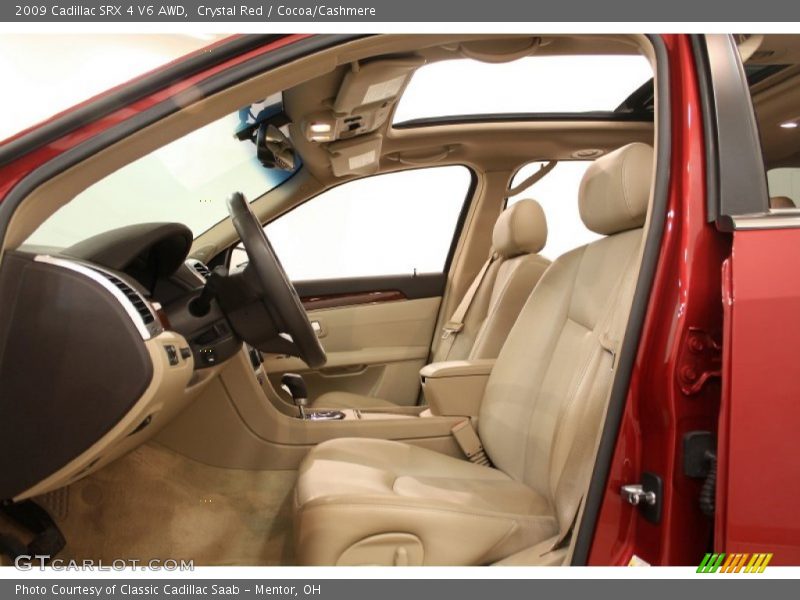 Crystal Red / Cocoa/Cashmere 2009 Cadillac SRX 4 V6 AWD