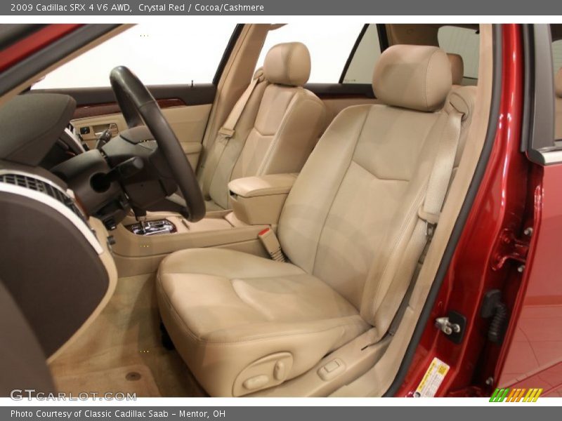 Crystal Red / Cocoa/Cashmere 2009 Cadillac SRX 4 V6 AWD