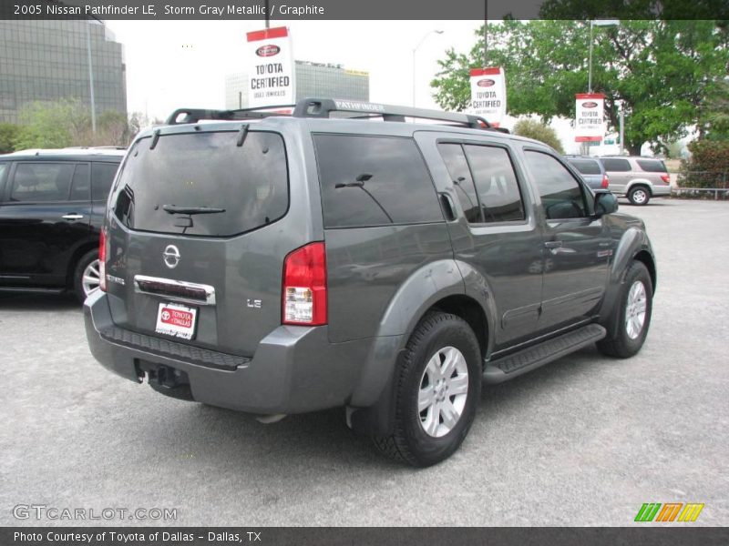 Storm Gray Metallic / Graphite 2005 Nissan Pathfinder LE