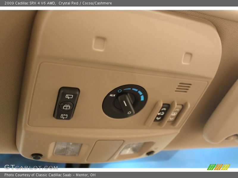 Crystal Red / Cocoa/Cashmere 2009 Cadillac SRX 4 V6 AWD