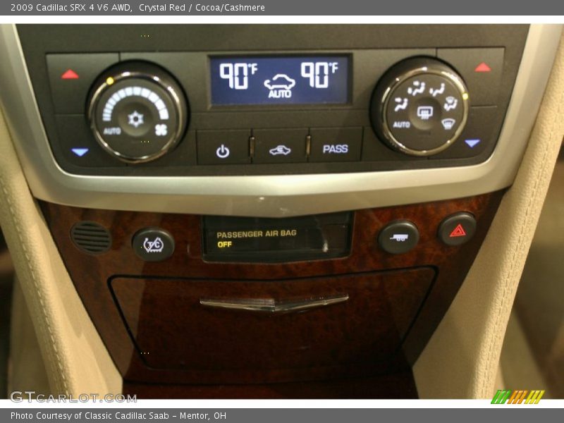 Crystal Red / Cocoa/Cashmere 2009 Cadillac SRX 4 V6 AWD