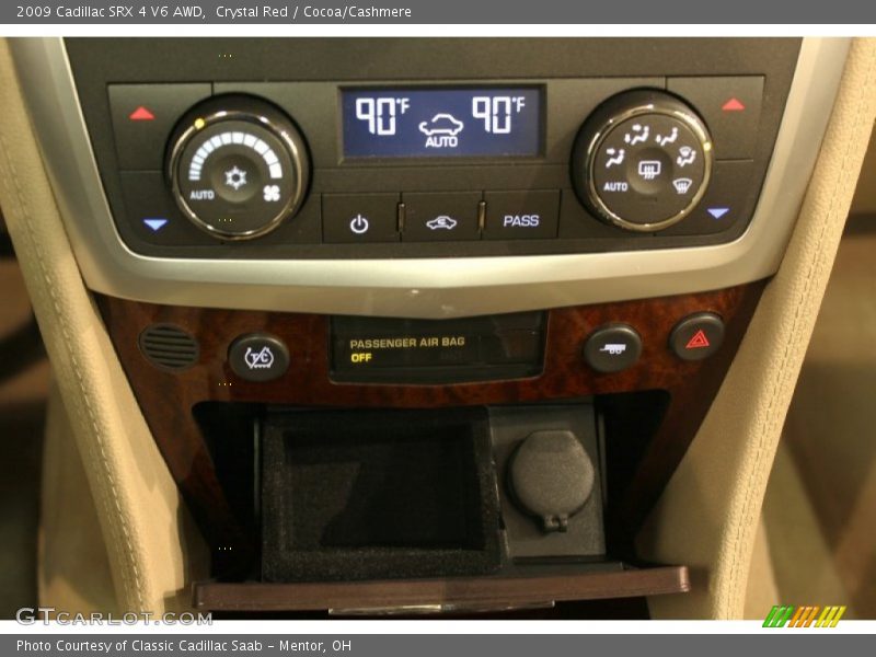 Crystal Red / Cocoa/Cashmere 2009 Cadillac SRX 4 V6 AWD