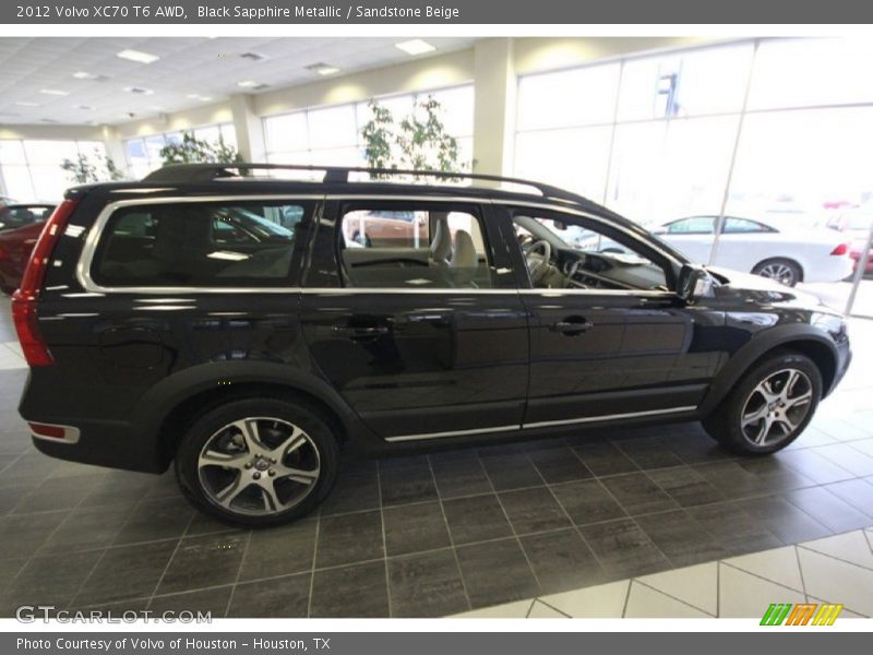 Black Sapphire Metallic / Sandstone Beige 2012 Volvo XC70 T6 AWD