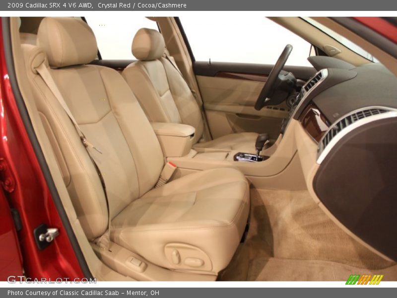 Crystal Red / Cocoa/Cashmere 2009 Cadillac SRX 4 V6 AWD