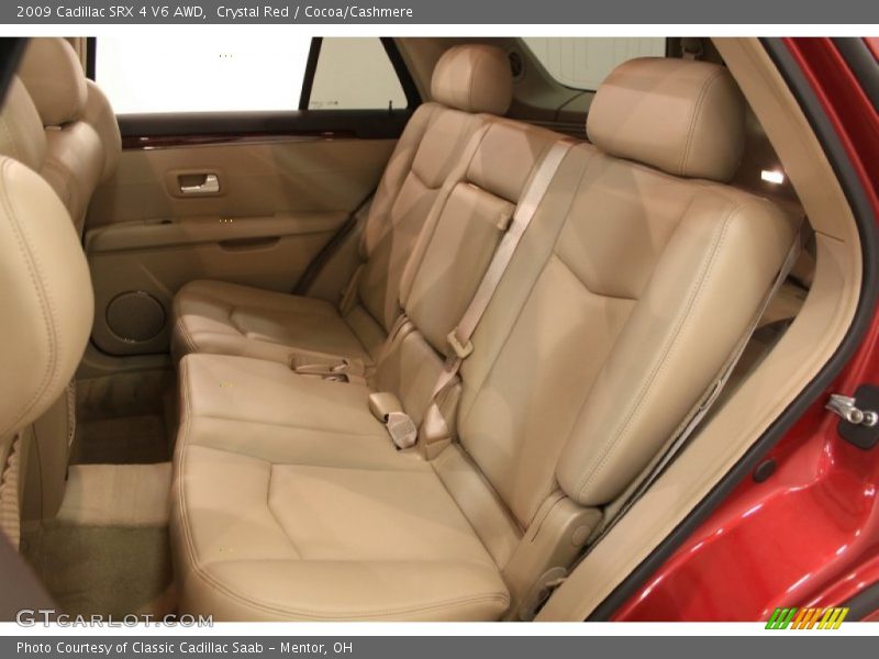 Crystal Red / Cocoa/Cashmere 2009 Cadillac SRX 4 V6 AWD