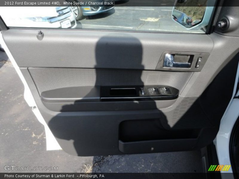White Suede / Charcoal Black 2012 Ford Escape Limited 4WD