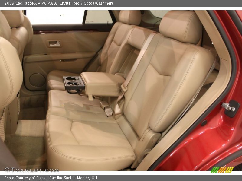 Crystal Red / Cocoa/Cashmere 2009 Cadillac SRX 4 V6 AWD