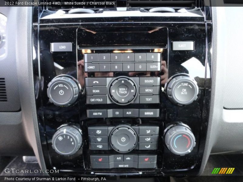 White Suede / Charcoal Black 2012 Ford Escape Limited 4WD