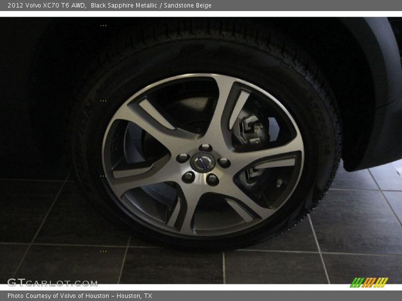 Black Sapphire Metallic / Sandstone Beige 2012 Volvo XC70 T6 AWD
