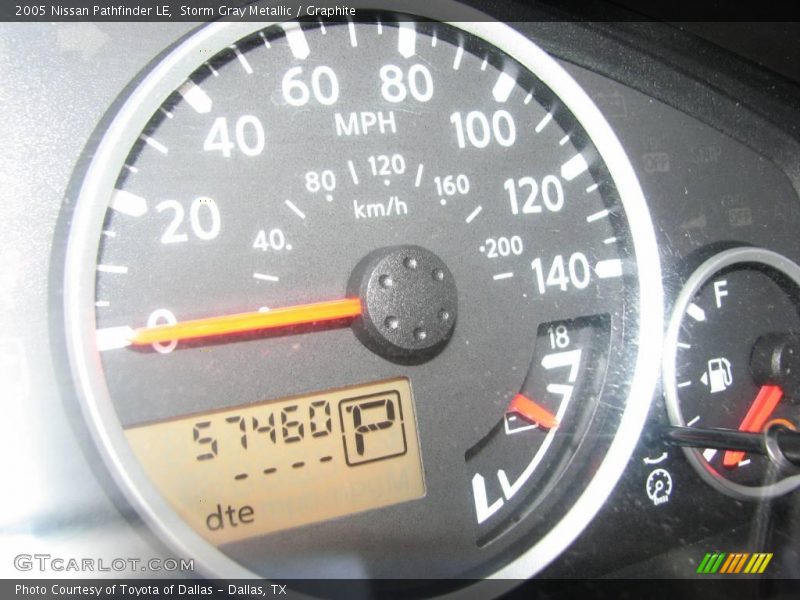 Storm Gray Metallic / Graphite 2005 Nissan Pathfinder LE