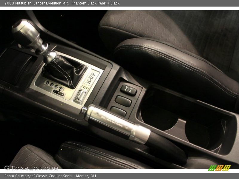 Phantom Black Pearl / Black 2008 Mitsubishi Lancer Evolution MR