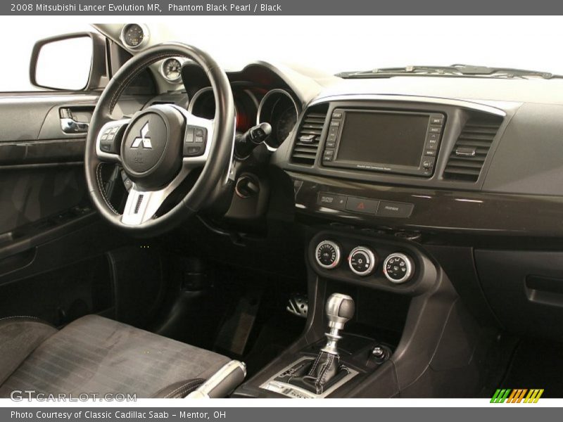 Dashboard of 2008 Lancer Evolution MR