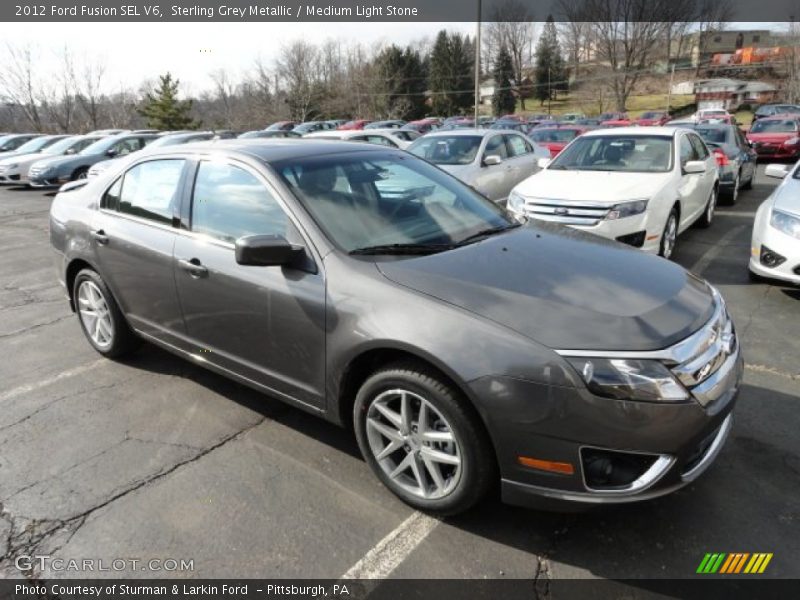 Sterling Grey Metallic / Medium Light Stone 2012 Ford Fusion SEL V6