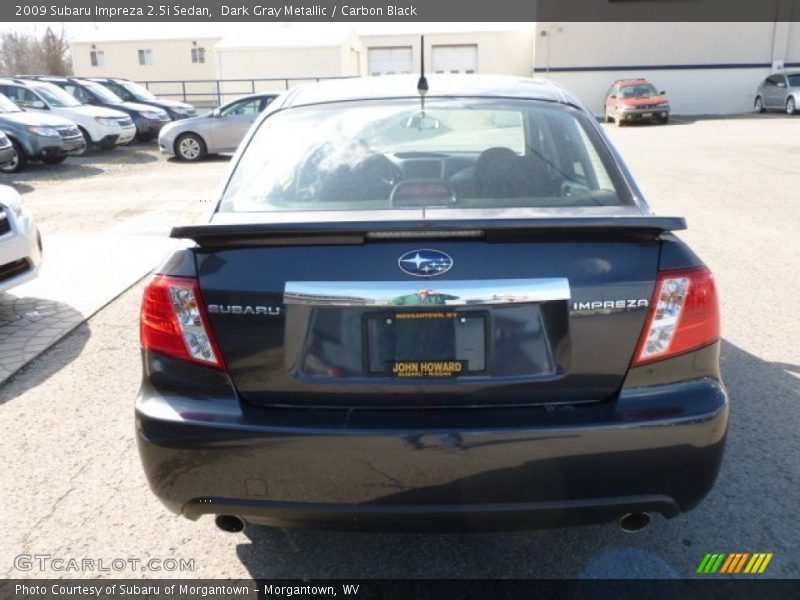 Dark Gray Metallic / Carbon Black 2009 Subaru Impreza 2.5i Sedan