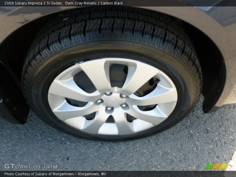 Dark Gray Metallic / Carbon Black 2009 Subaru Impreza 2.5i Sedan