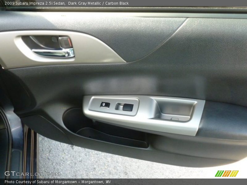 Dark Gray Metallic / Carbon Black 2009 Subaru Impreza 2.5i Sedan