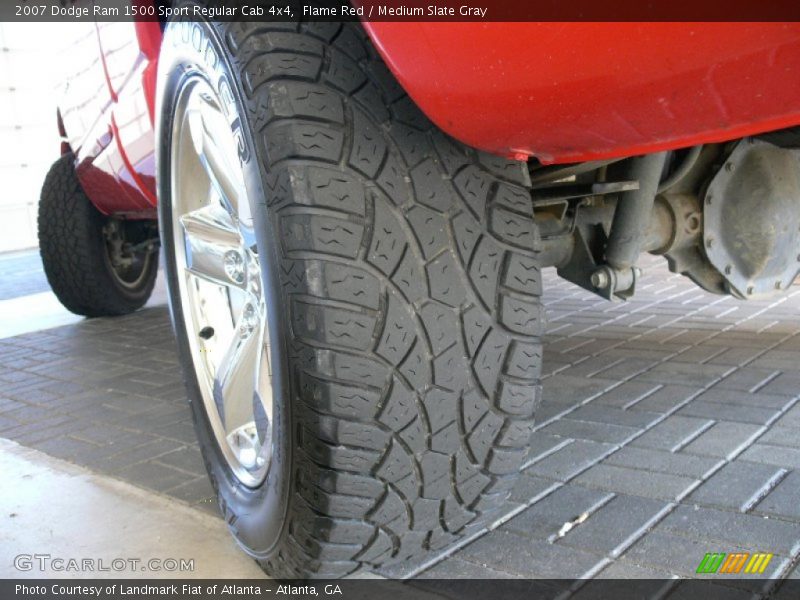Flame Red / Medium Slate Gray 2007 Dodge Ram 1500 Sport Regular Cab 4x4