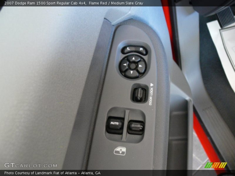 Flame Red / Medium Slate Gray 2007 Dodge Ram 1500 Sport Regular Cab 4x4
