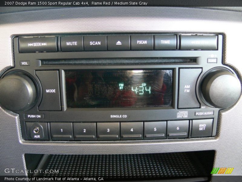 Flame Red / Medium Slate Gray 2007 Dodge Ram 1500 Sport Regular Cab 4x4