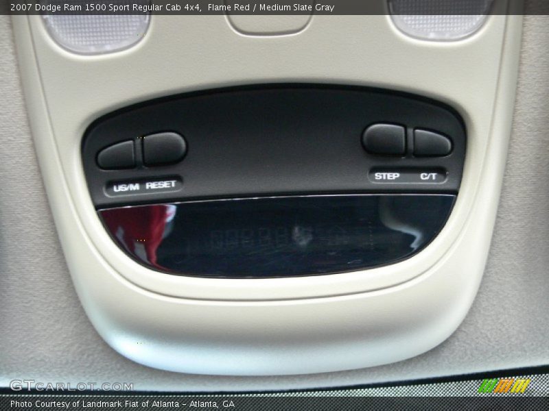 Flame Red / Medium Slate Gray 2007 Dodge Ram 1500 Sport Regular Cab 4x4