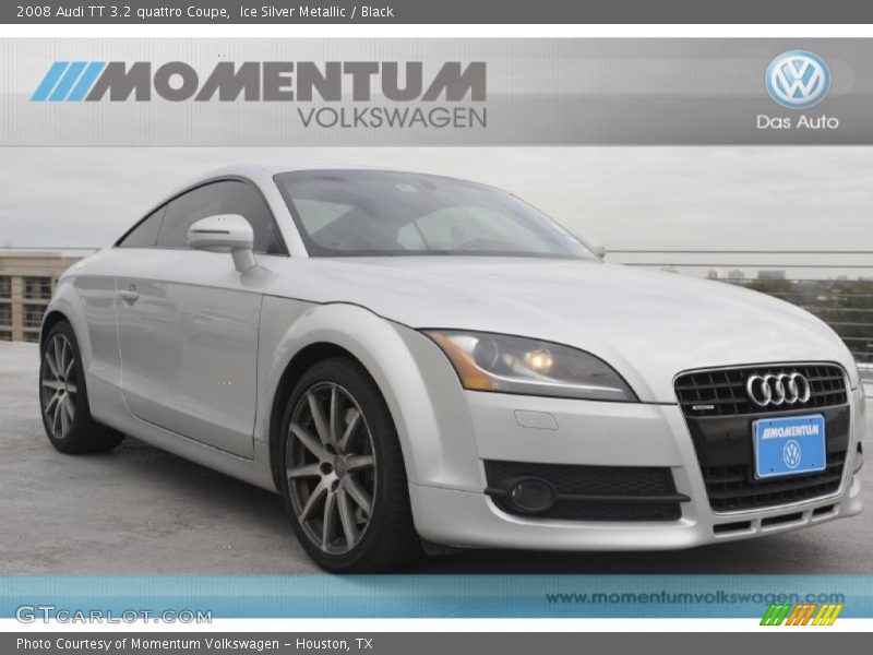Ice Silver Metallic / Black 2008 Audi TT 3.2 quattro Coupe
