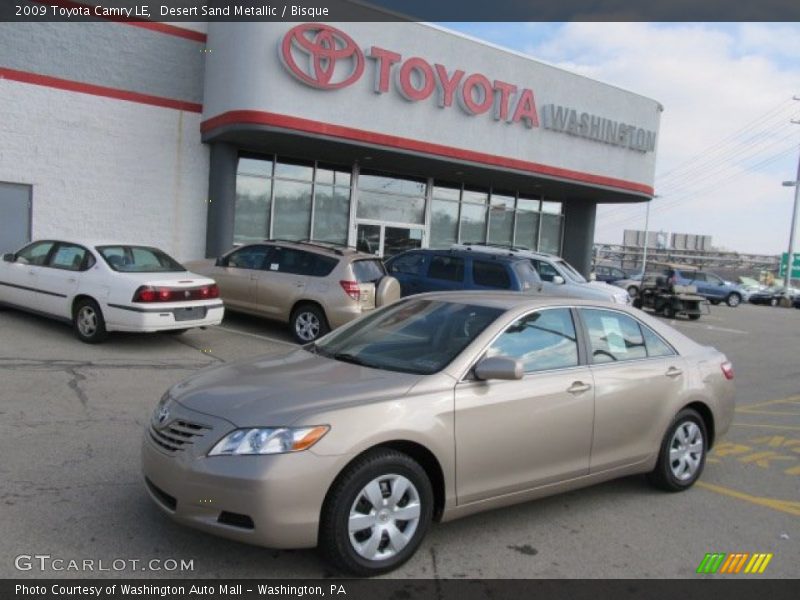 Desert Sand Metallic / Bisque 2009 Toyota Camry LE