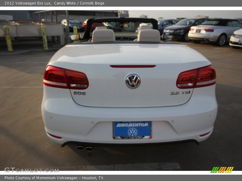 Candy White / Cornsilk Beige 2012 Volkswagen Eos Lux