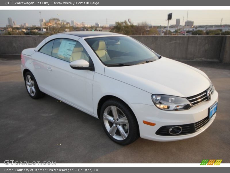 Candy White / Cornsilk Beige 2012 Volkswagen Eos Lux