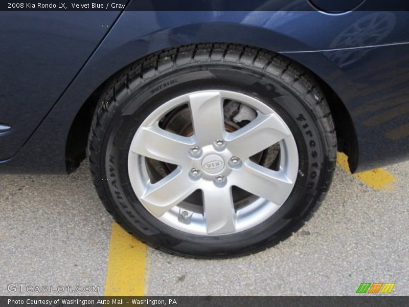 Velvet Blue / Gray 2008 Kia Rondo LX