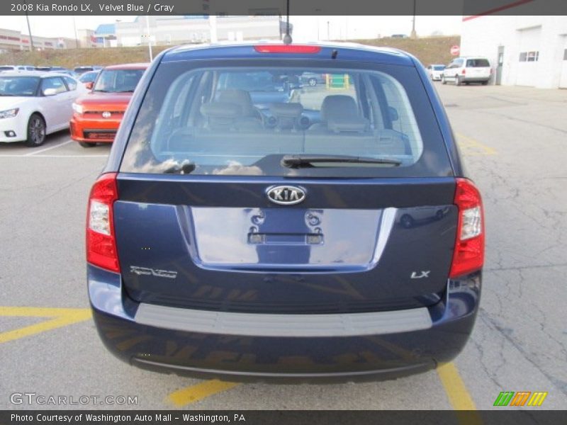 Velvet Blue / Gray 2008 Kia Rondo LX