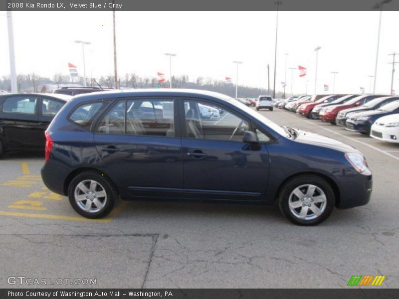 Velvet Blue / Gray 2008 Kia Rondo LX