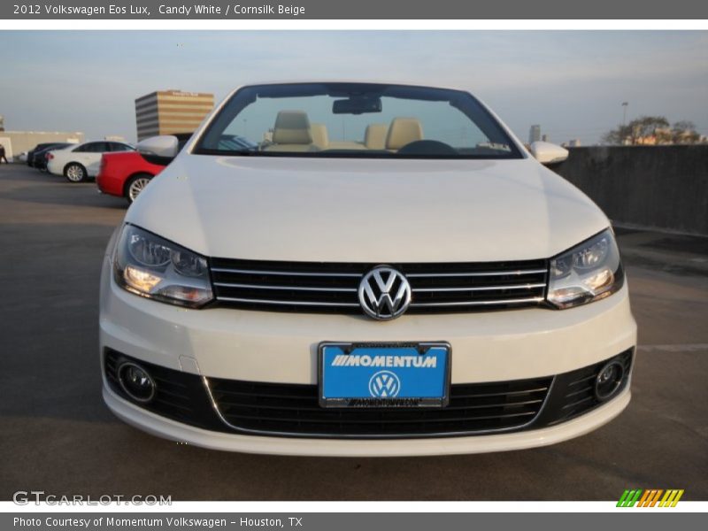 Candy White / Cornsilk Beige 2012 Volkswagen Eos Lux