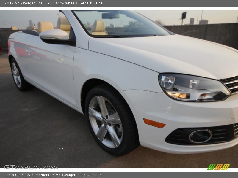 Candy White / Cornsilk Beige 2012 Volkswagen Eos Lux