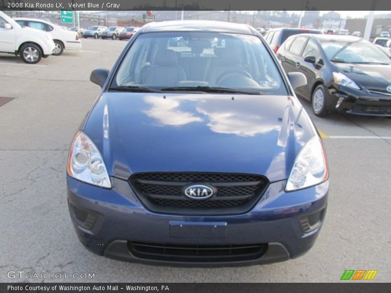 Velvet Blue / Gray 2008 Kia Rondo LX