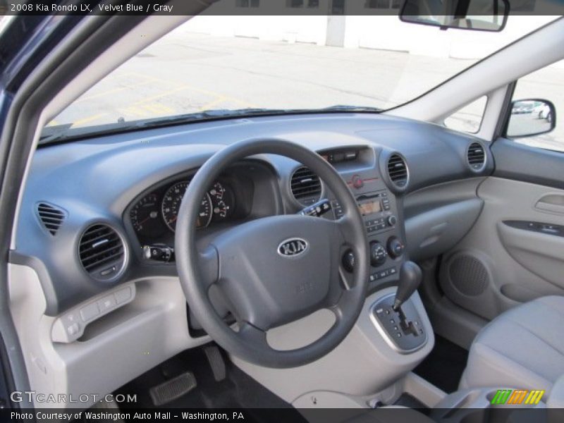 Velvet Blue / Gray 2008 Kia Rondo LX