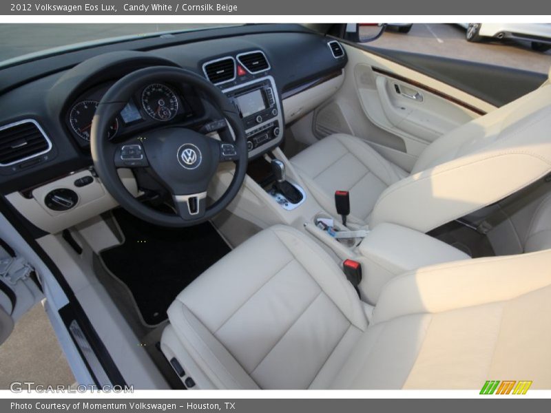 Candy White / Cornsilk Beige 2012 Volkswagen Eos Lux