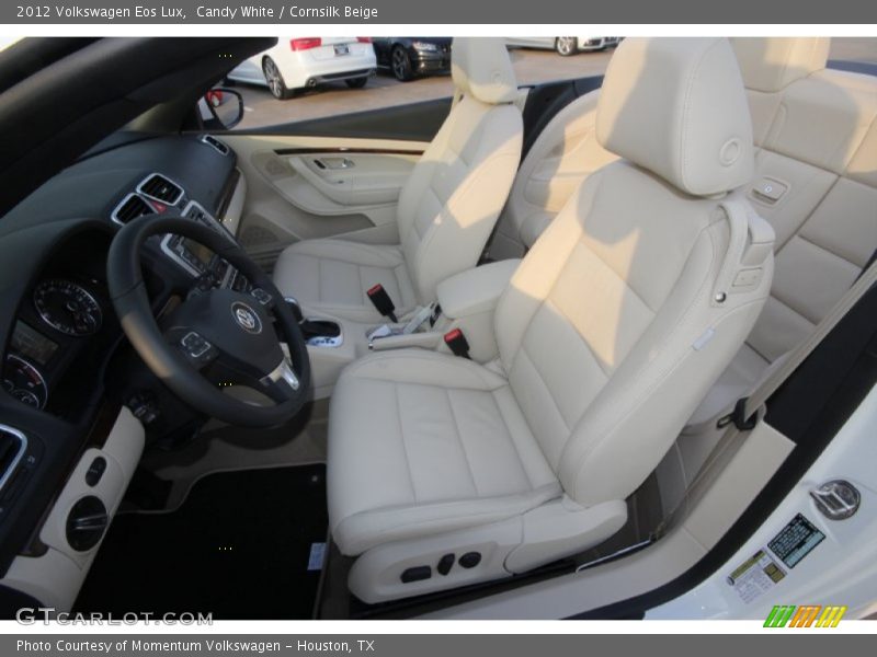 Candy White / Cornsilk Beige 2012 Volkswagen Eos Lux