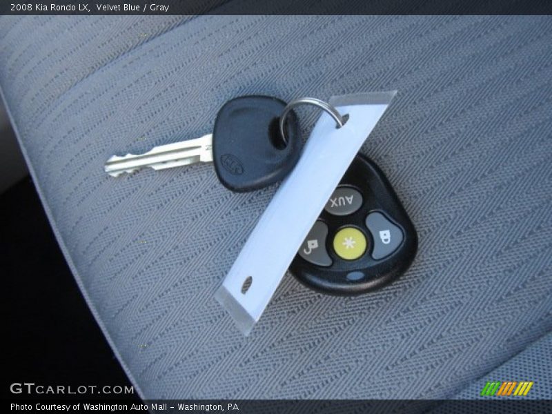 Velvet Blue / Gray 2008 Kia Rondo LX