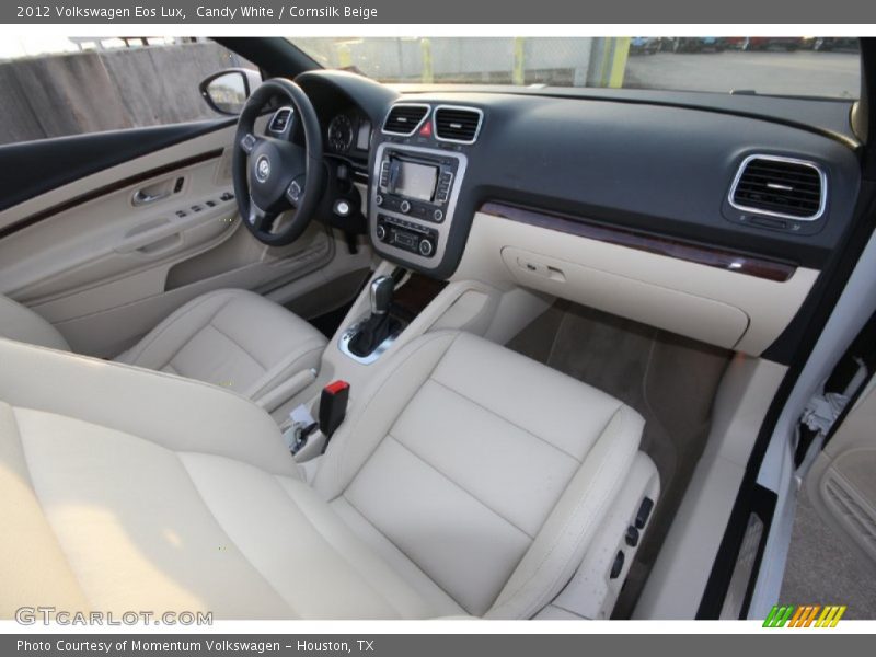 Candy White / Cornsilk Beige 2012 Volkswagen Eos Lux