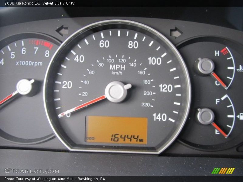 Velvet Blue / Gray 2008 Kia Rondo LX