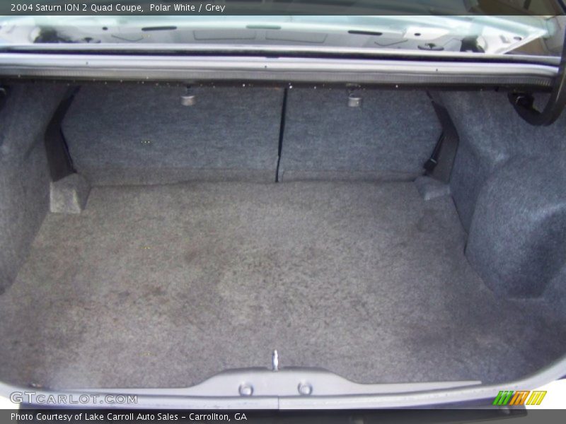 Polar White / Grey 2004 Saturn ION 2 Quad Coupe