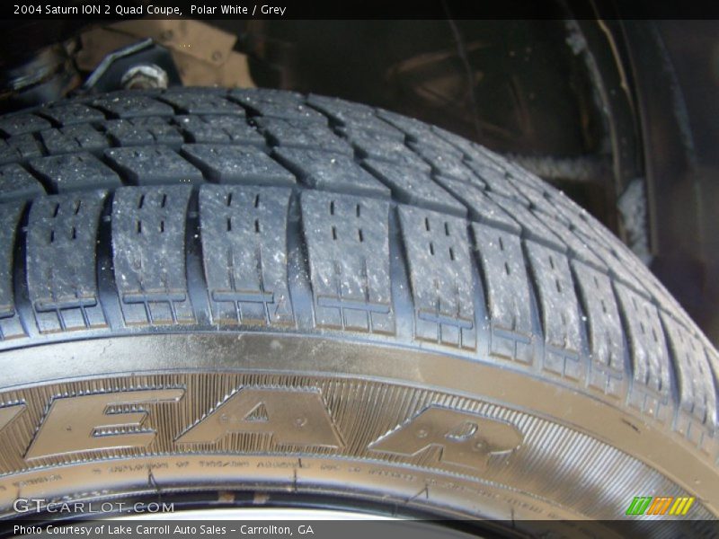 Polar White / Grey 2004 Saturn ION 2 Quad Coupe