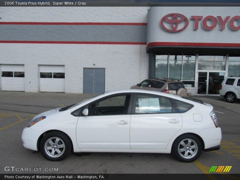 Super White / Gray 2006 Toyota Prius Hybrid