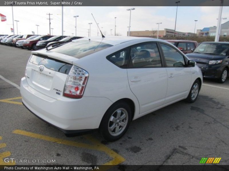 Super White / Gray 2006 Toyota Prius Hybrid