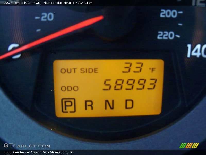 Nautical Blue Metallic / Ash Gray 2007 Toyota RAV4 4WD