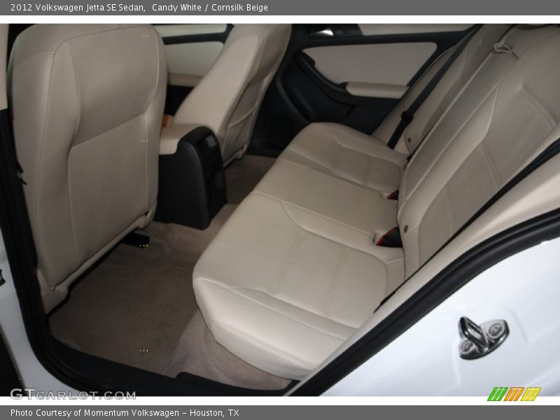 Candy White / Cornsilk Beige 2012 Volkswagen Jetta SE Sedan