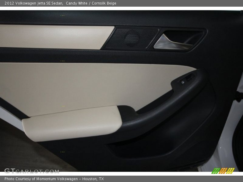 Candy White / Cornsilk Beige 2012 Volkswagen Jetta SE Sedan