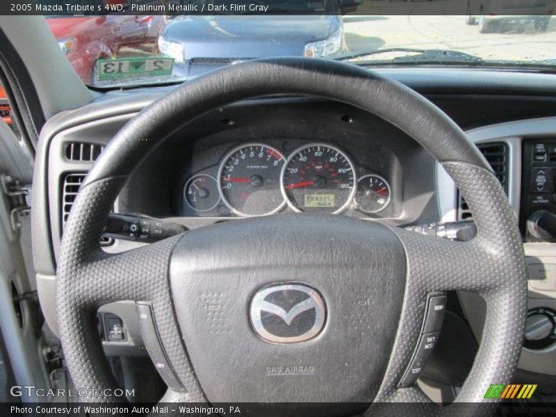 Platinum Metallic / Dark Flint Gray 2005 Mazda Tribute s 4WD