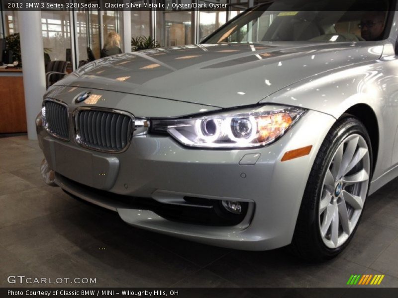 Glacier Silver Metallic / Oyster/Dark Oyster 2012 BMW 3 Series 328i Sedan